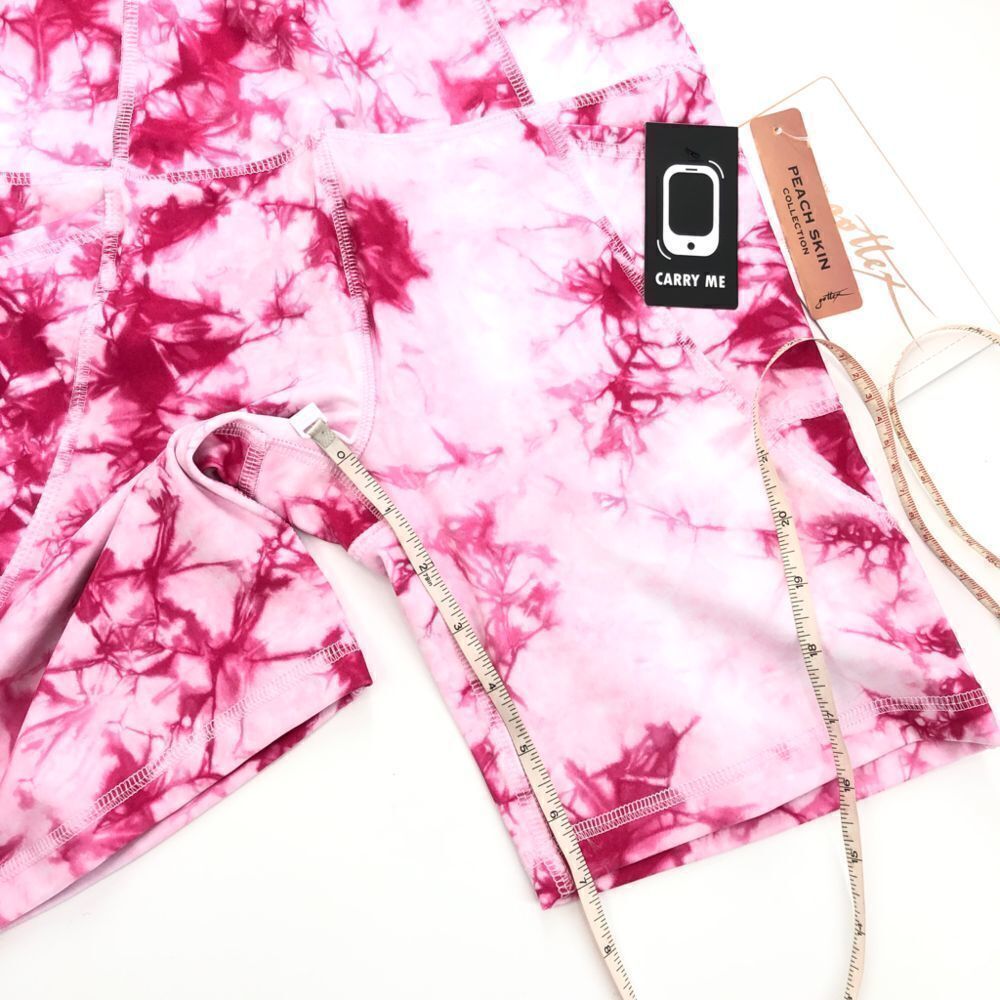 High Waist Biker Shorts X BY GOTTEX‎ Tie Dye XS - Picture 10 of 11
